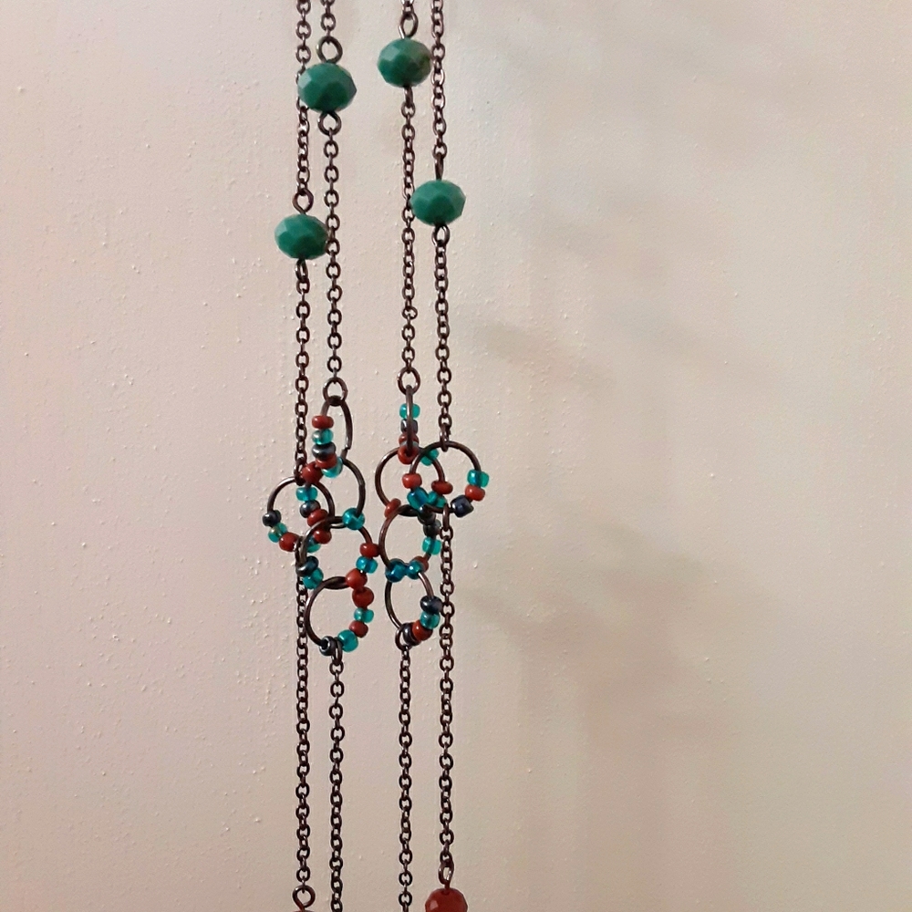 Matinee length necklace